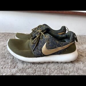 RARE Olive Snakeskin Nike Shoes